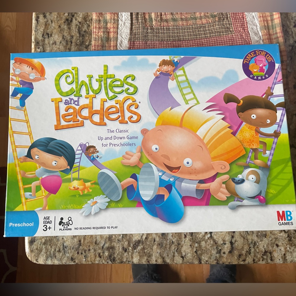 Chutes and ladders board game